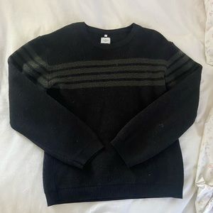 black and green stripped sweater
